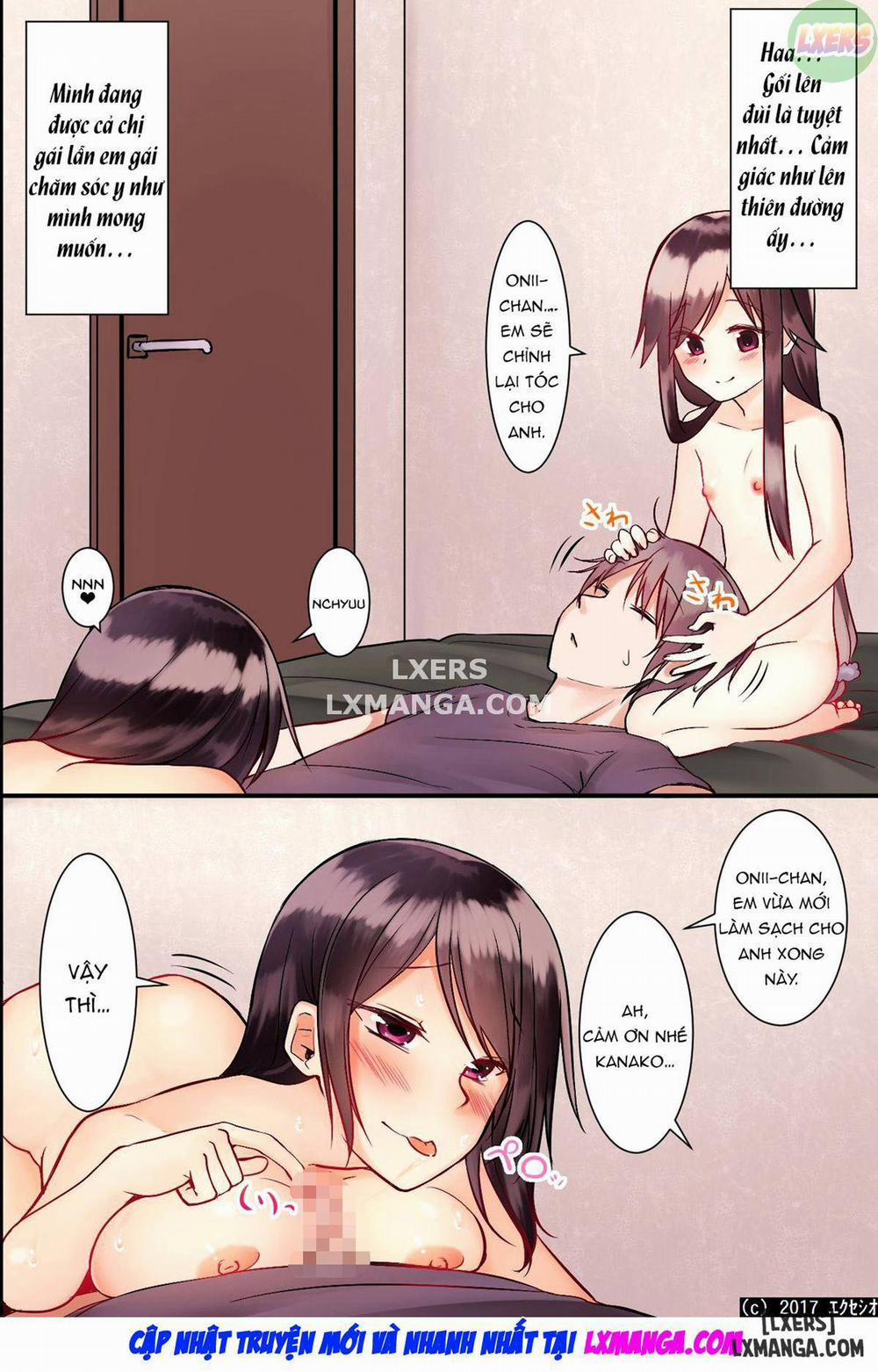 Jikochuu na Kyonyuu Ane to Hinnyuu Imouto Oneshot trang 42