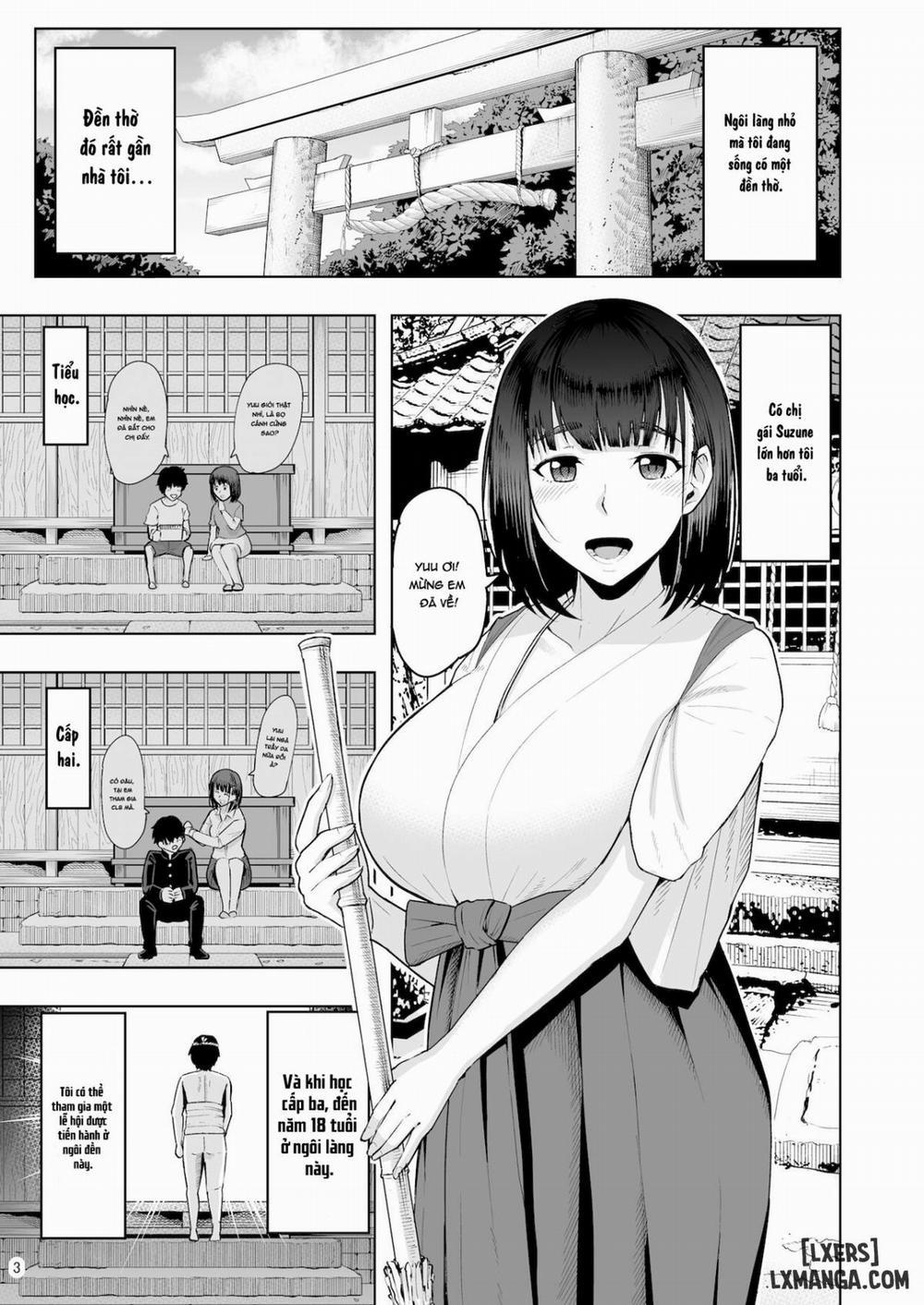 Jimoto no Miko no Suzune-san Owaranai Houshi Matsuri Hen Oneshot trang 3
