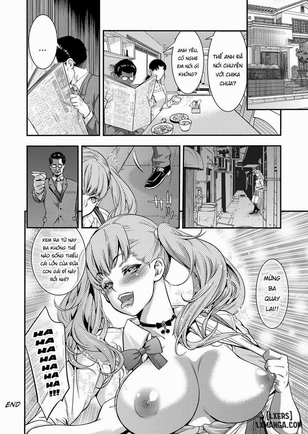 JK Bitch Gyaru ga Enkou o Chichioya ni Okorareta node Kinshin Soukan Shite yatta Oneshot trang 21