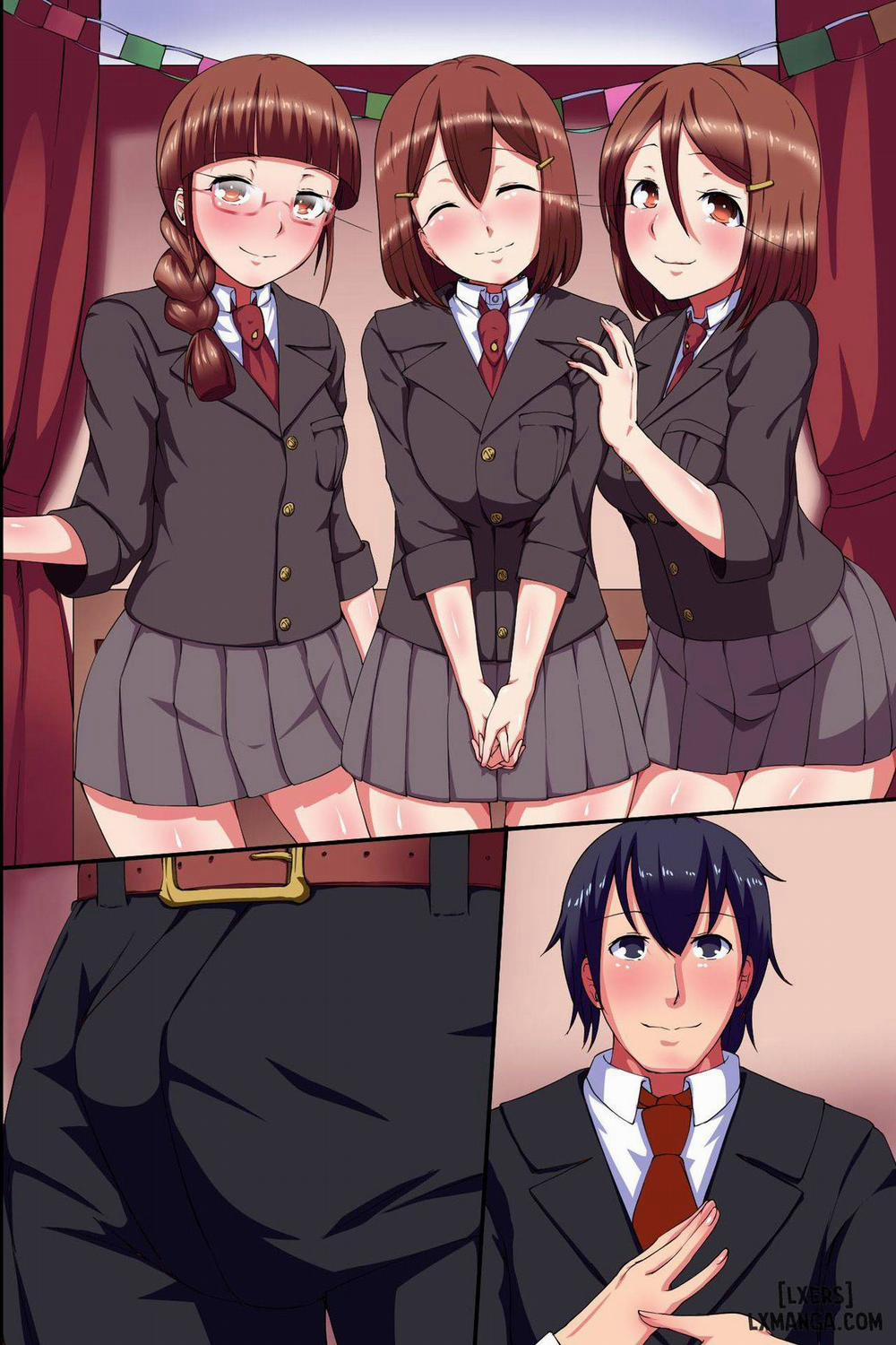 Joshi Seito-tachi ga Tsugitsugi ni Nakadashi SEX Oneshot trang 44