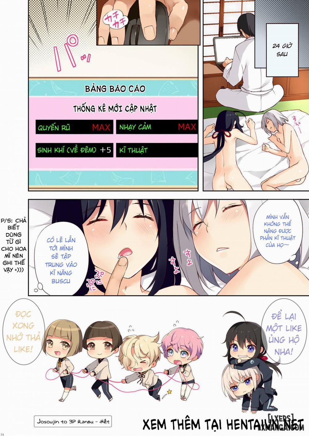 Josoujin to 3P Ranbu Oneshot trang 15