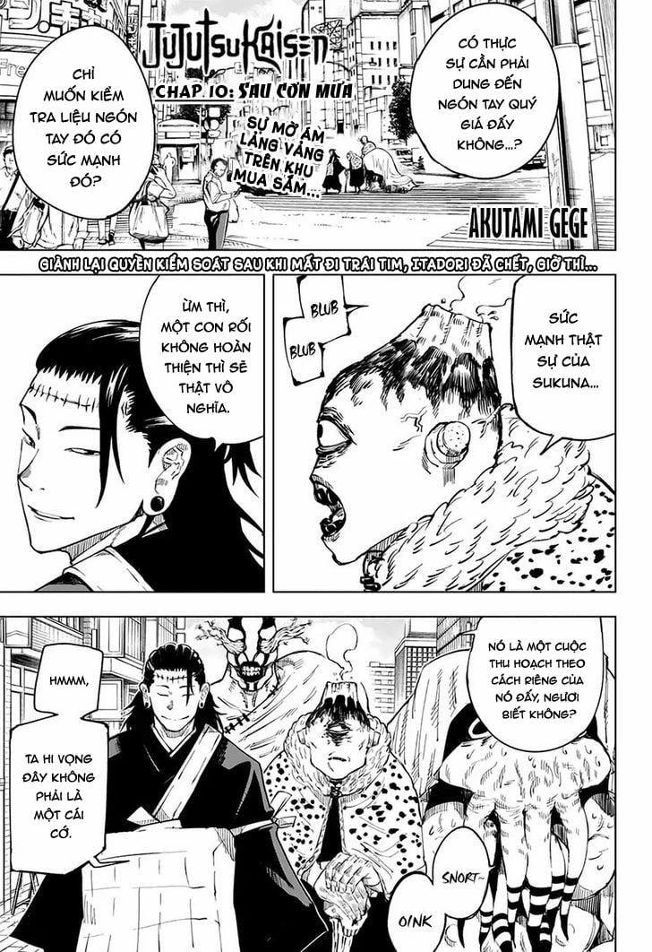 Jujutsu Kaisen - Chú Thuật Hồi Chiến 10 trang 2