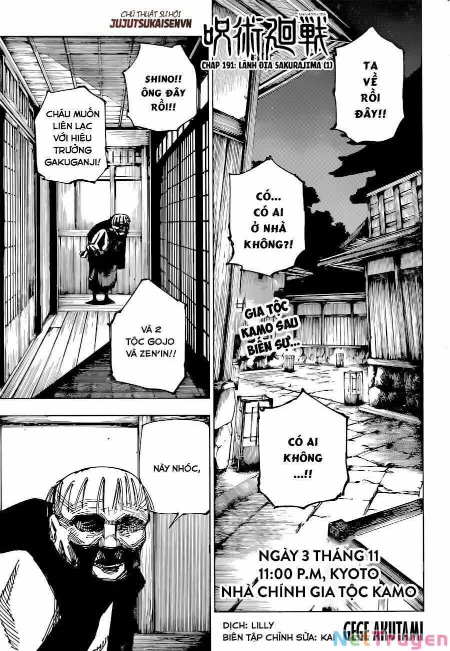 Jujutsu Kaisen - Chú Thuật Hồi Chiến 191 trang 0