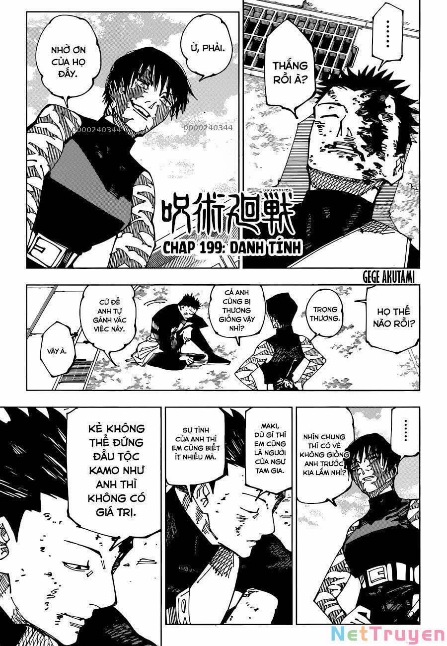Jujutsu Kaisen - Chú Thuật Hồi Chiến 199 trang 1