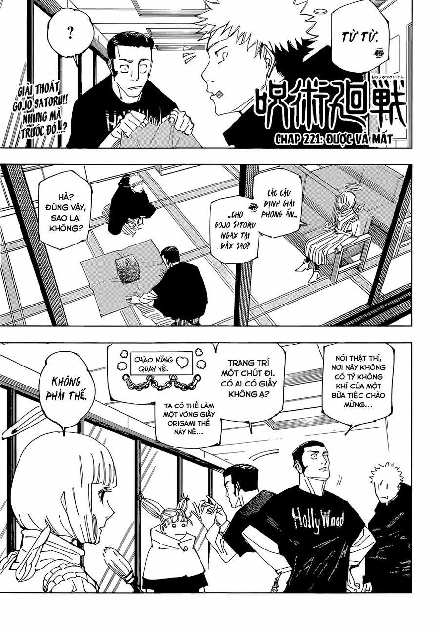 Jujutsu Kaisen - Chú Thuật Hồi Chiến 221 trang 1