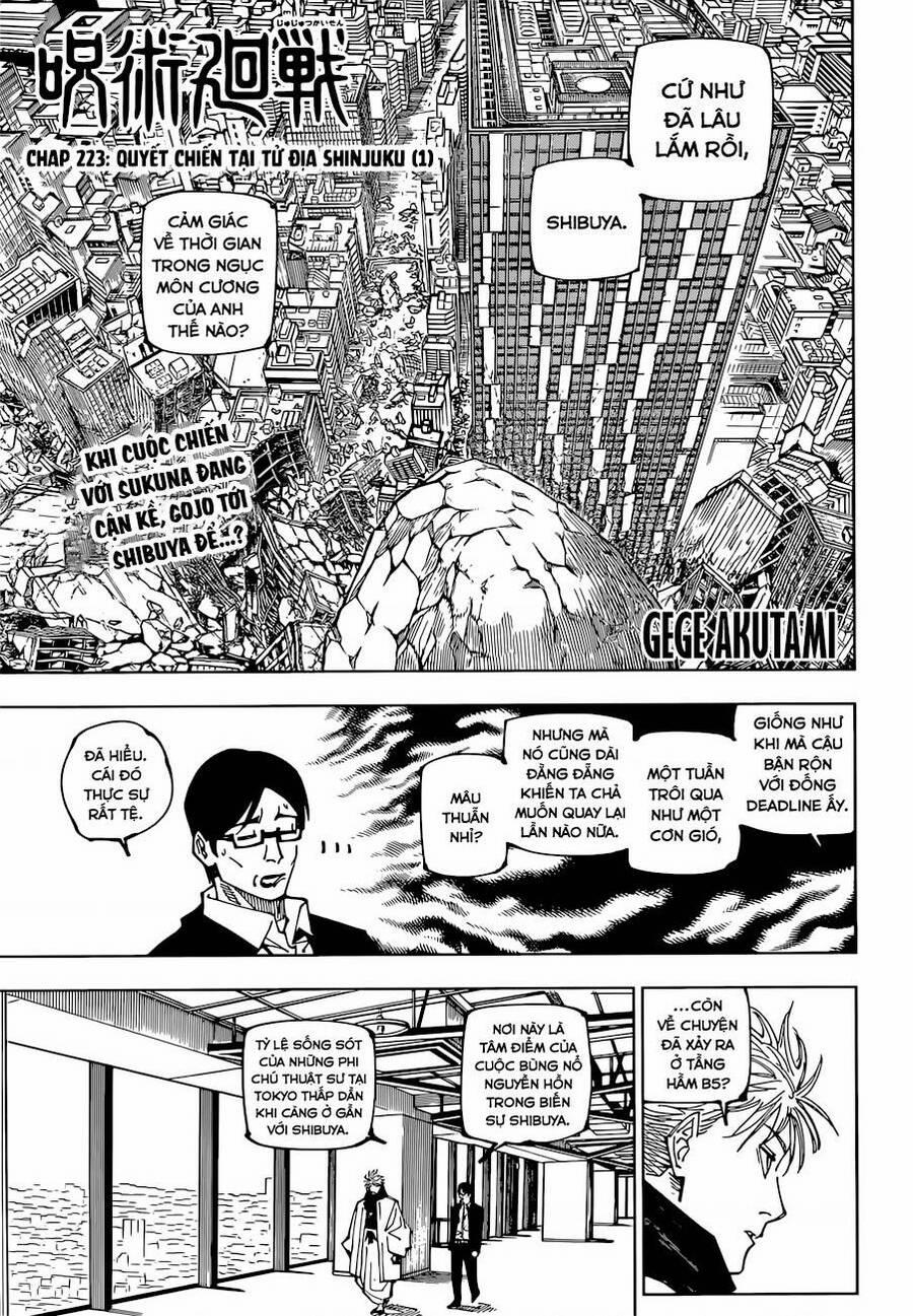Jujutsu Kaisen - Chú Thuật Hồi Chiến 223 trang 1