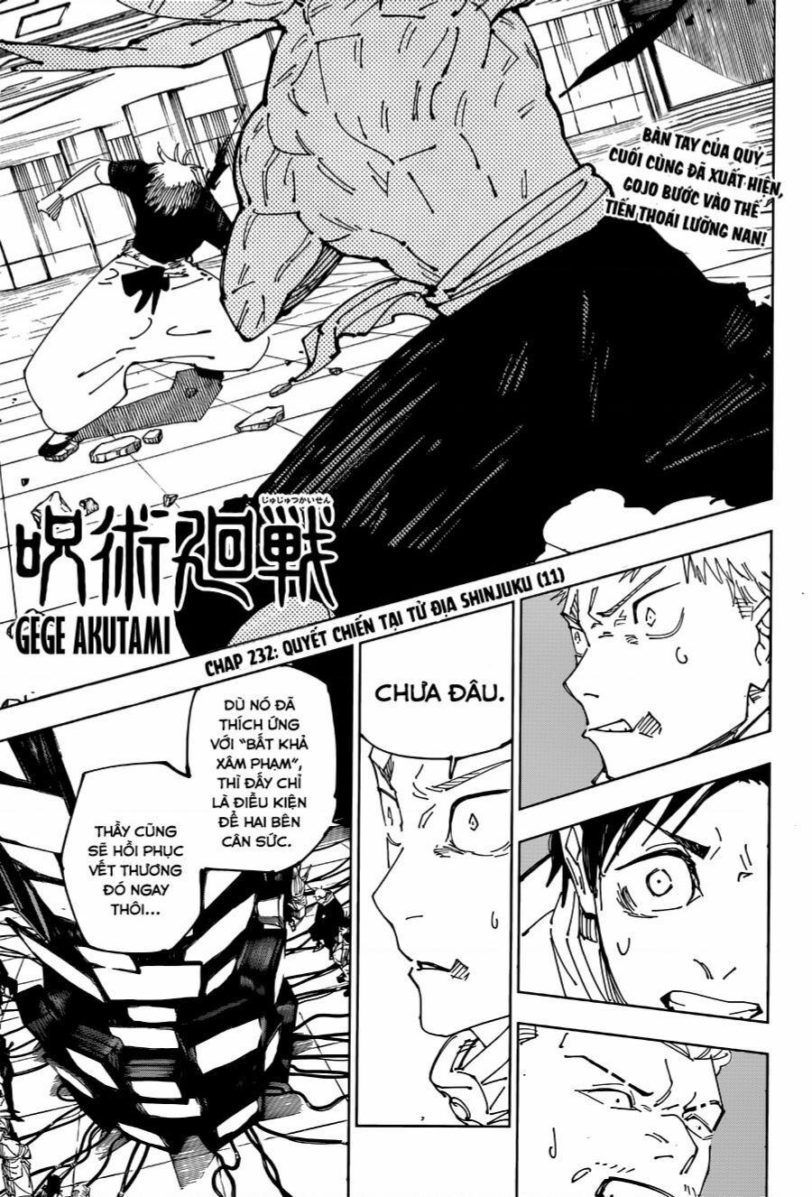 Jujutsu Kaisen - Chú Thuật Hồi Chiến 233 trang 1