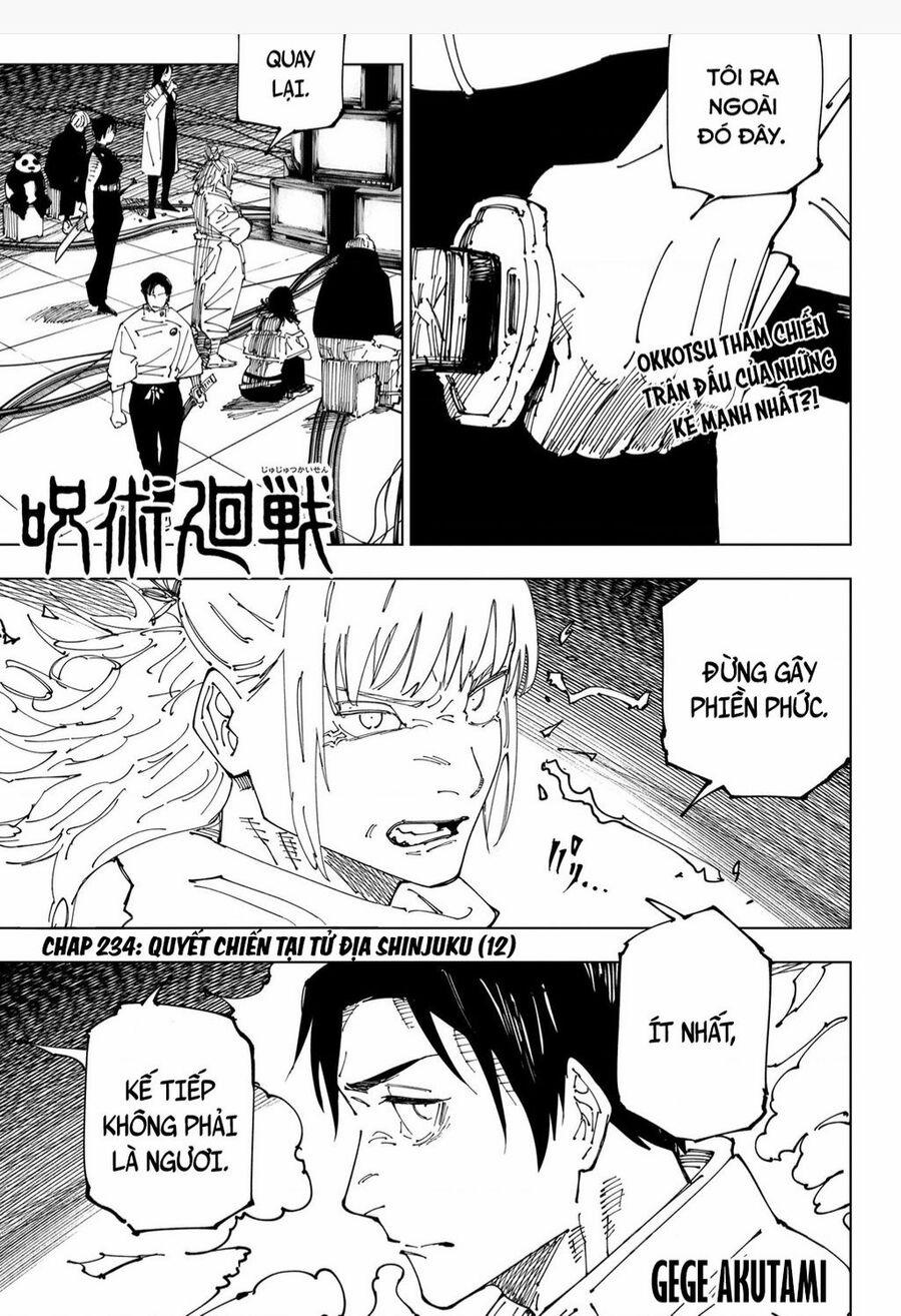 Jujutsu Kaisen - Chú Thuật Hồi Chiến 234 trang 1