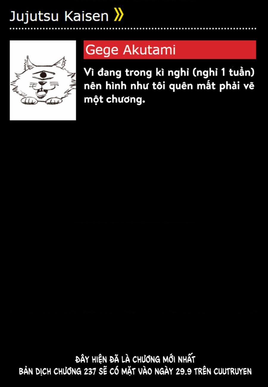Jujutsu Kaisen - Chú Thuật Hồi Chiến 236 trang 22