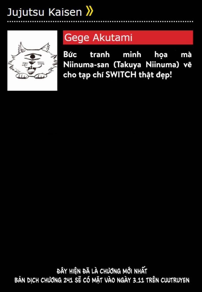 Jujutsu Kaisen - Chú Thuật Hồi Chiến 240 trang 23