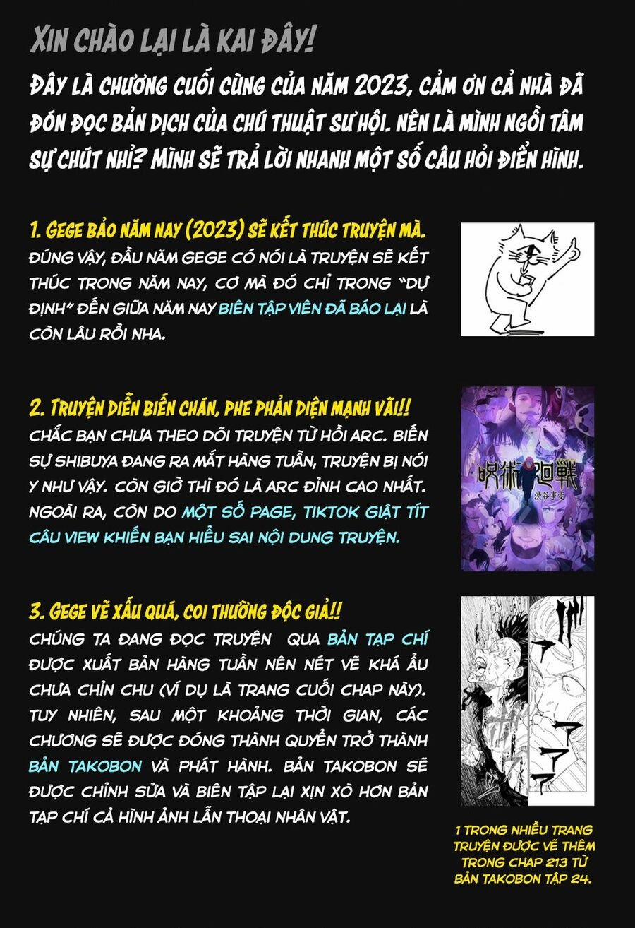 Jujutsu Kaisen - Chú Thuật Hồi Chiến 247 trang 20