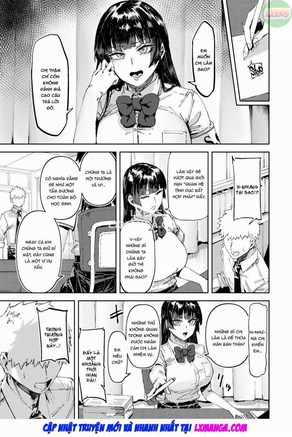 Kaichou datte Shitain desu Oneshot trang 9