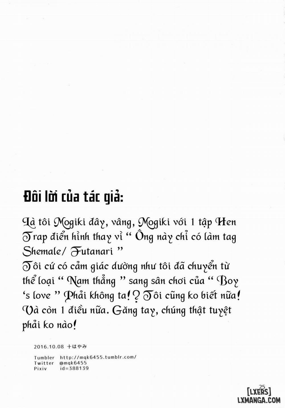 Kaichou no Okurimono Oneshot trang 23