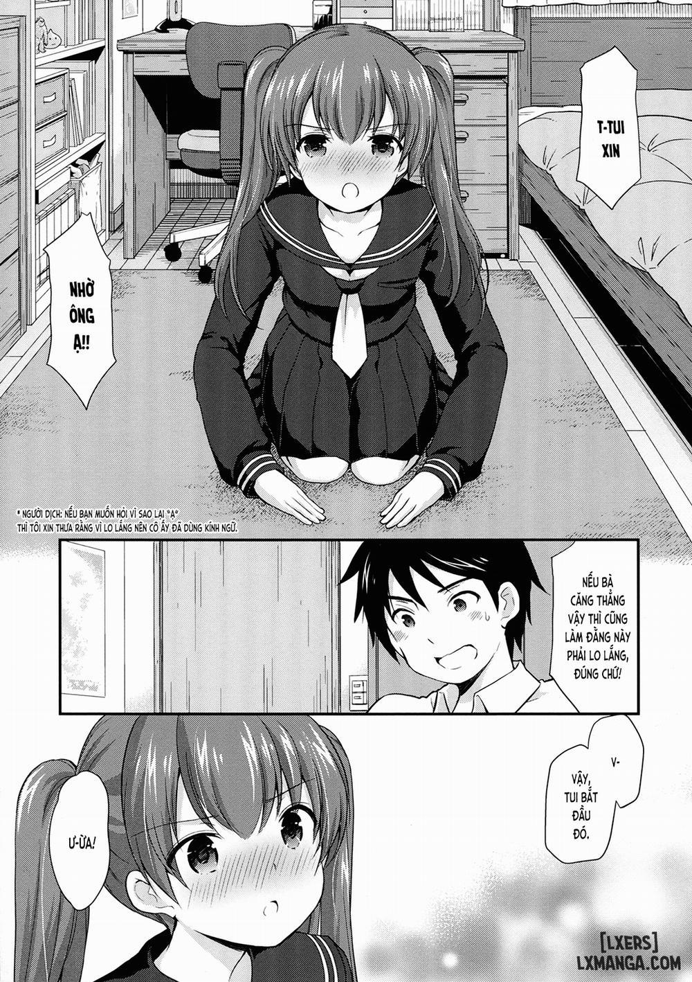 Kakko Tsuketetara Sex Oshietette Iwaret Oneshot trang 3