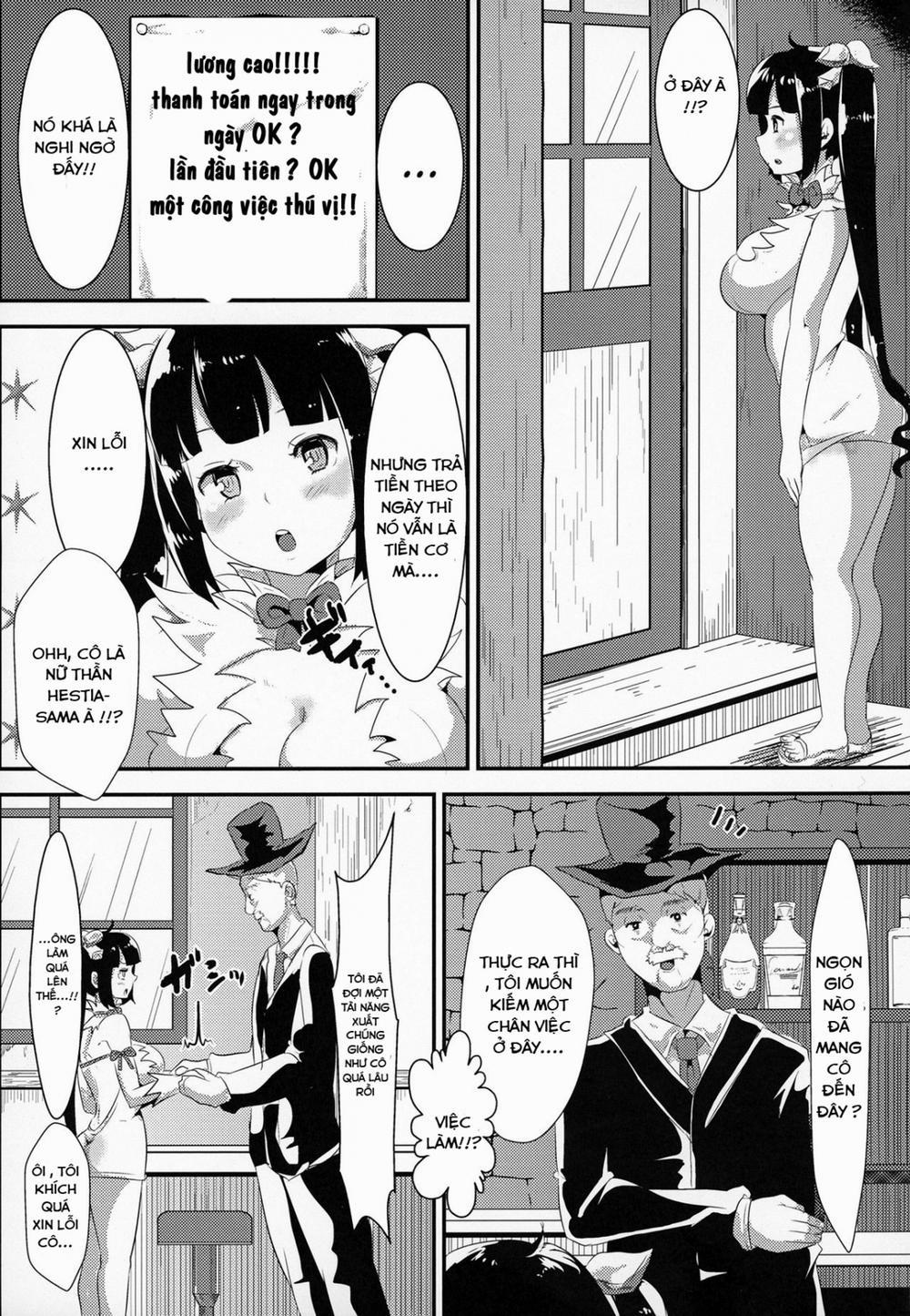Kamisama Ga Seikatsu Hi O Kasegu Tame Ni Ikenai Baito O Suru No Wa Machigatteiru Darou Ka (Dungeon Ni Deai O Motomeru No Wa Machigatteiru Darou Ka) Oneshot trang 4