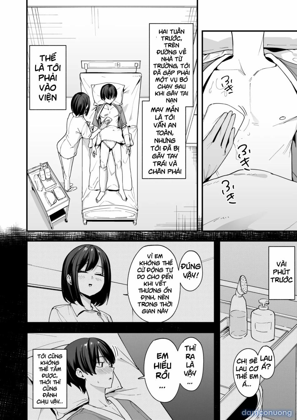 Kangoshi-San Ga Chinko Arau Tsuide Ni Nuitekureru Hanashi OneShot trang 2