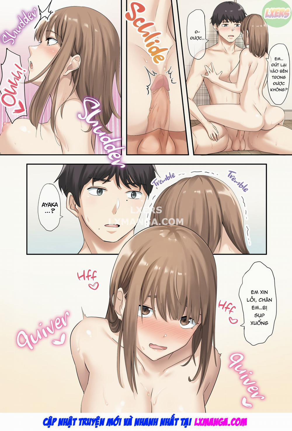 Kanojo Ga Fuzai No Aida, Kanojo No Shinyuu To Shirokujichuu, Nakadashi Shimashita 2 trang 10