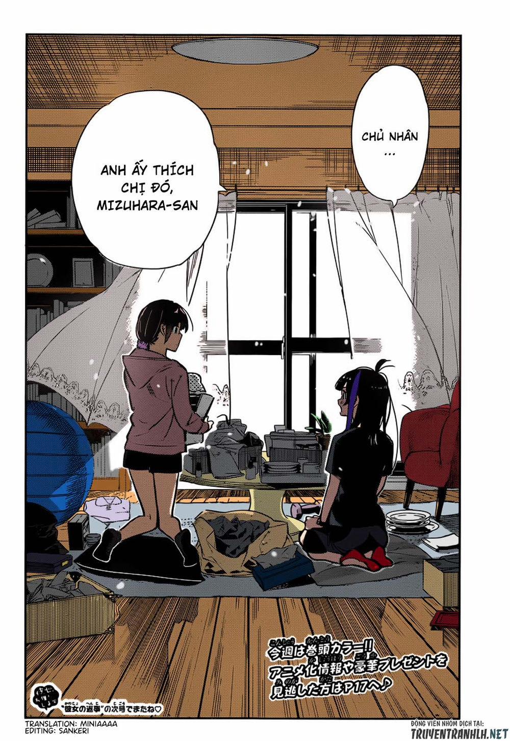 Kanojo, Okarishimasu 121 trang 22