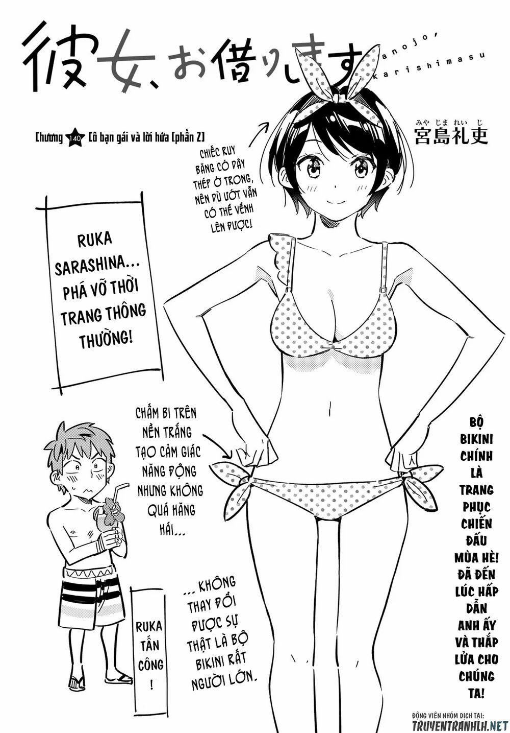 Kanojo, Okarishimasu 140 trang 3