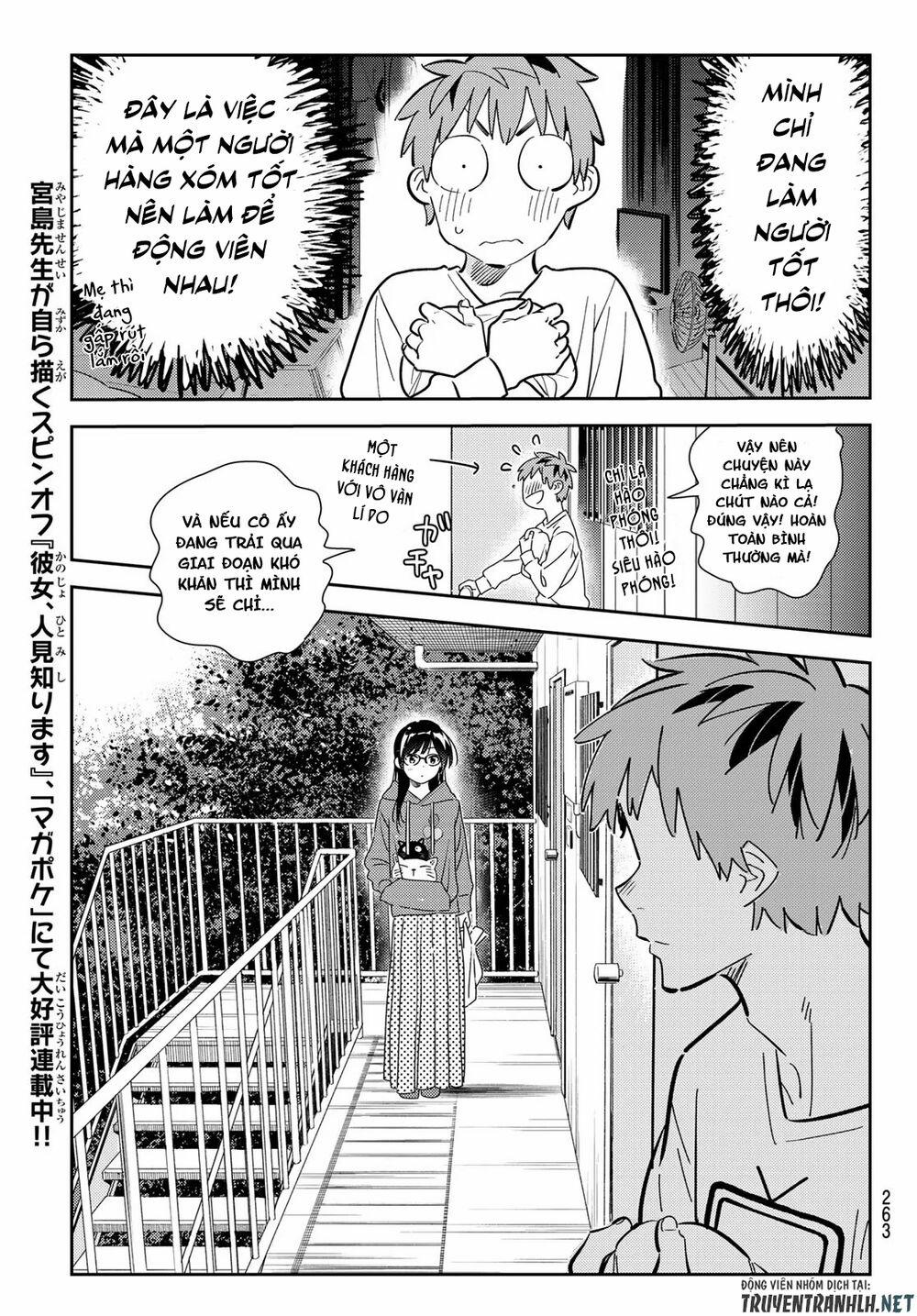 Kanojo, Okarishimasu 166 trang 8
