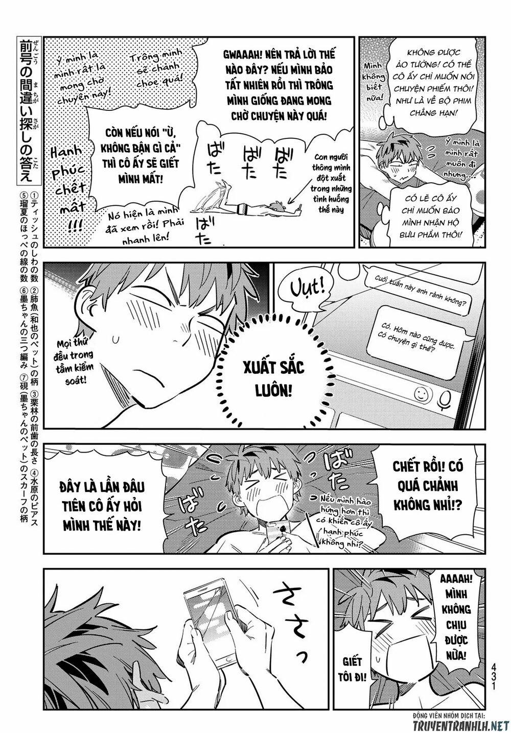 Kanojo, Okarishimasu 170 trang 6