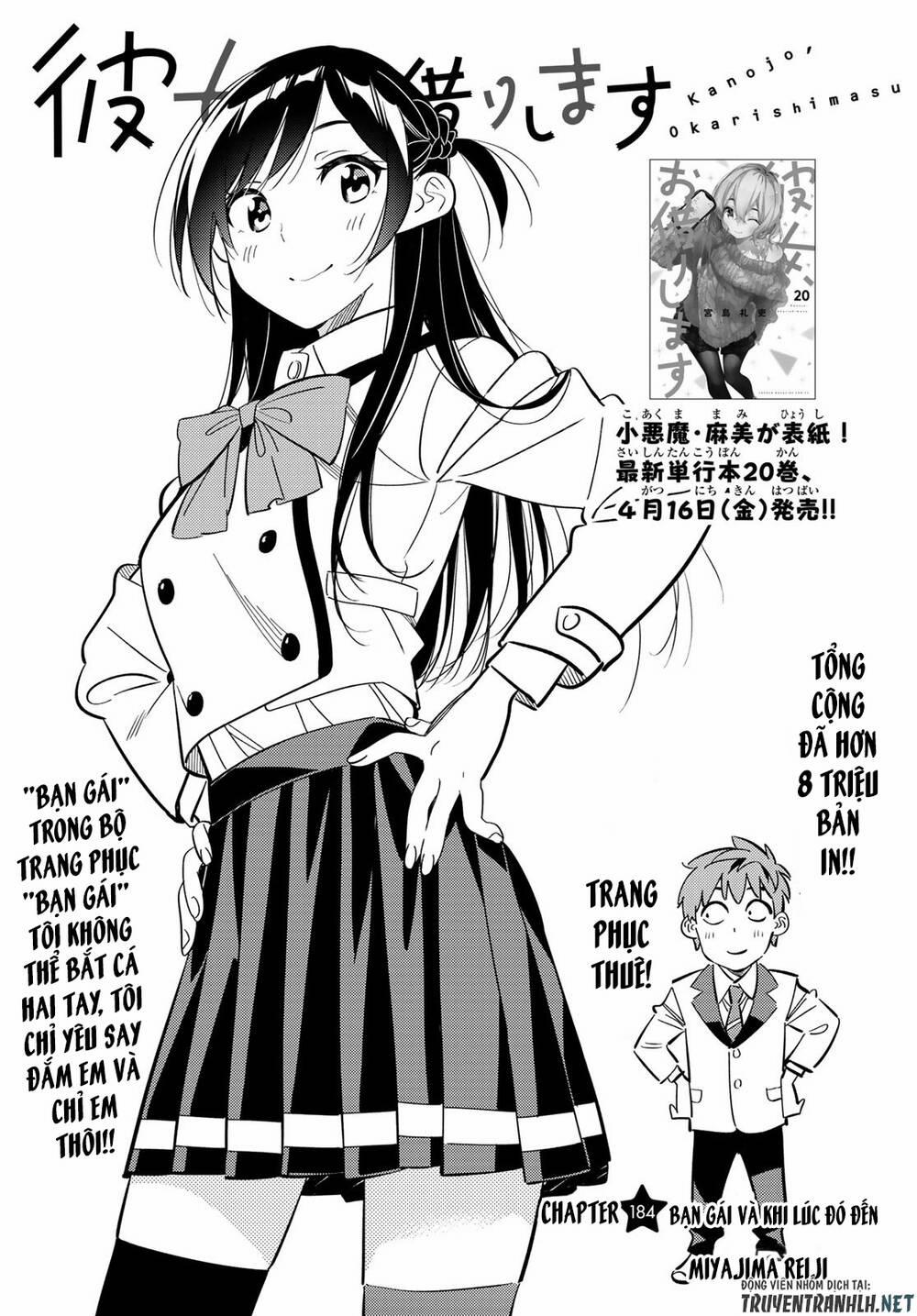 Kanojo, Okarishimasu 184 trang 2