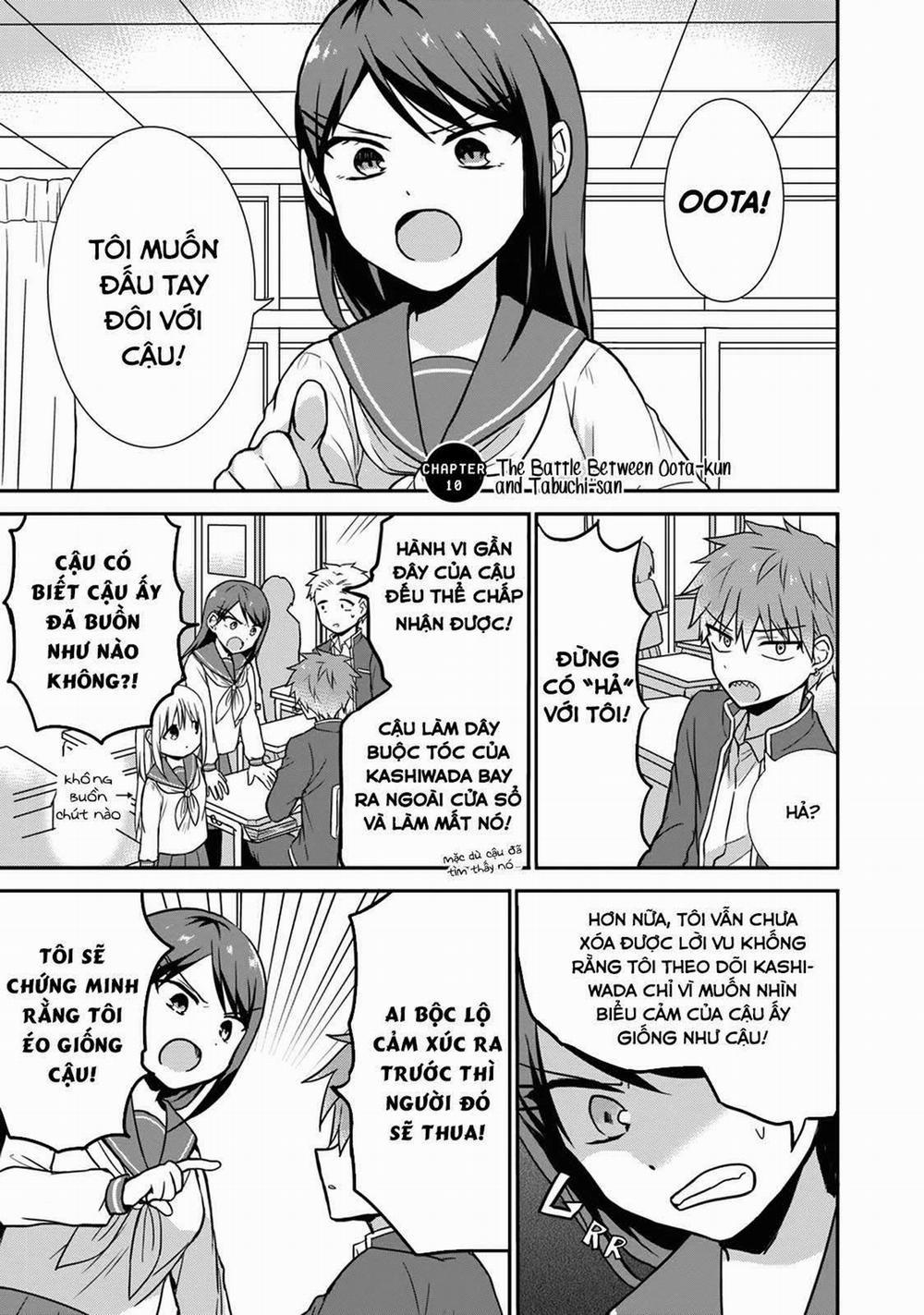 Kao Ni Denai Kashiwada-San To Kao Ni Deru Oota-Kun 10 trang 0