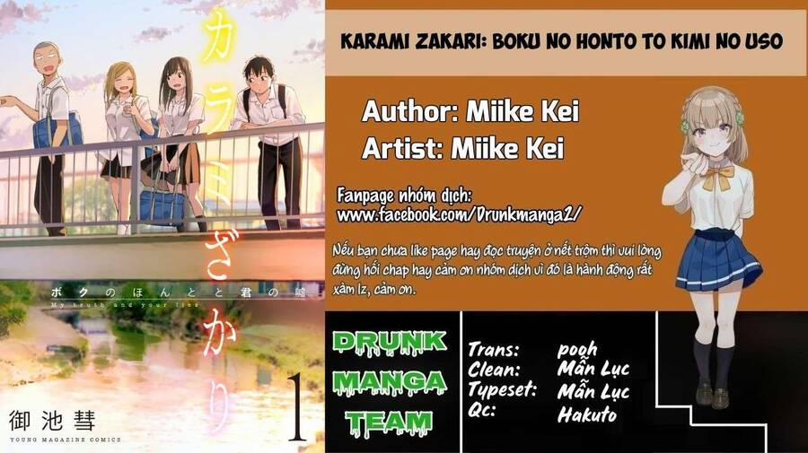 Karami Zakari: Boku No Honto To Kimi No Uso 1 trang 1