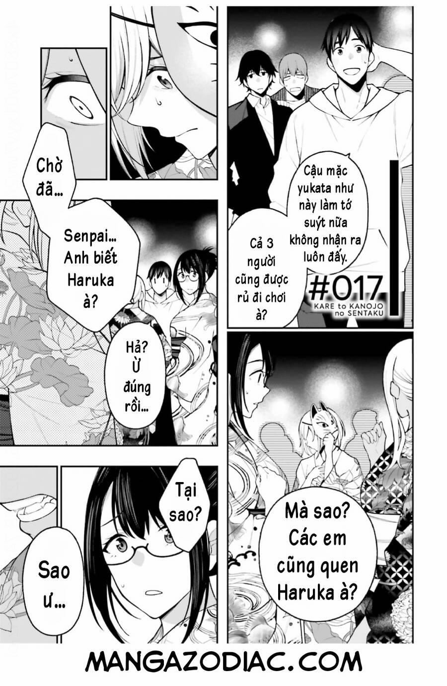 Kare To Kanojo No Sentaku 17 trang 1