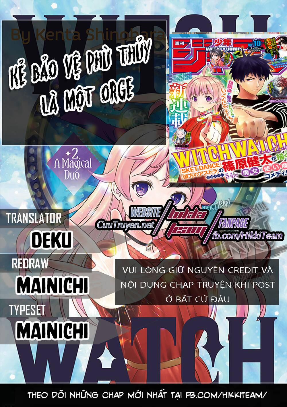 Kẻ Bảo Vệ Phù Thủy Là Một Orge 20 trang 2