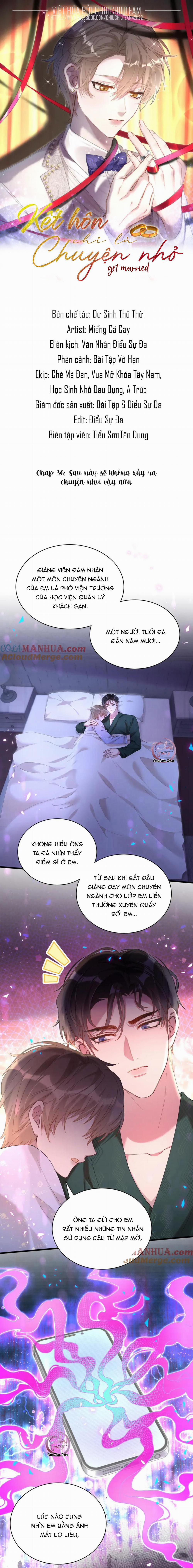 Kết Hôn Là Chuyện Nhỏ 36 trang 0