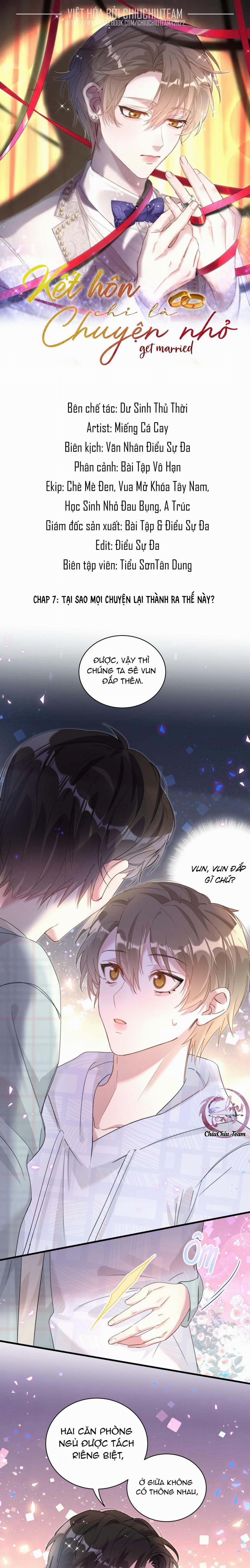 Kết Hôn Là Chuyện Nhỏ 7 trang 0