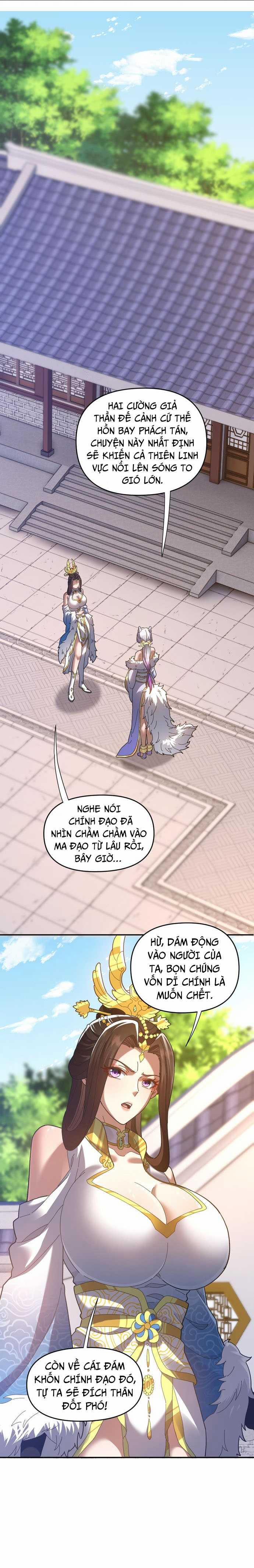 Khai Cục Chấn Kinh Nữ Đế Lão Bà, Ta Liền Vô Địch 21 trang 8
