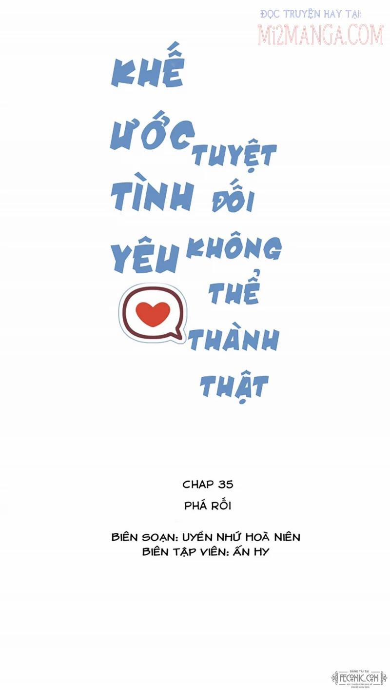 Khế Ước Tình Yêu: Tuyệt Đối Không Thể Phim Giả Tình Thật 35 trang 0