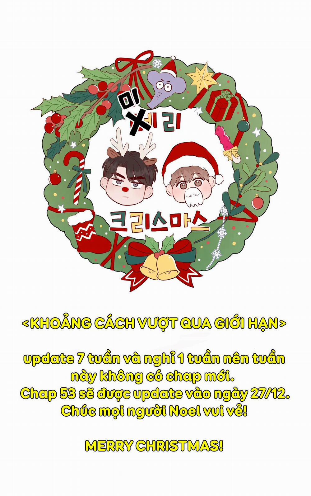 Khoảng Cách Vượt Qua Giới Hạn 52.1 THÔNG BÁO NGHỈ trang 0