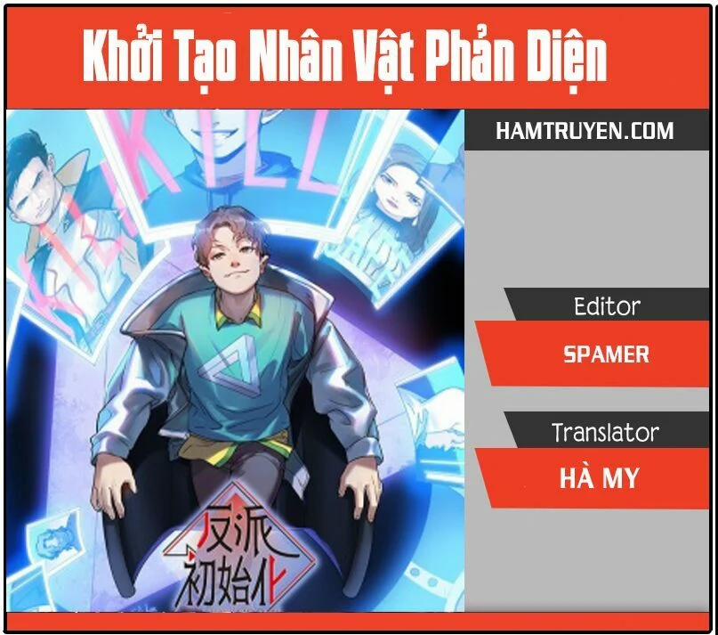 Khởi Tạo Nhân Vật Phản Diện 1 trang 0