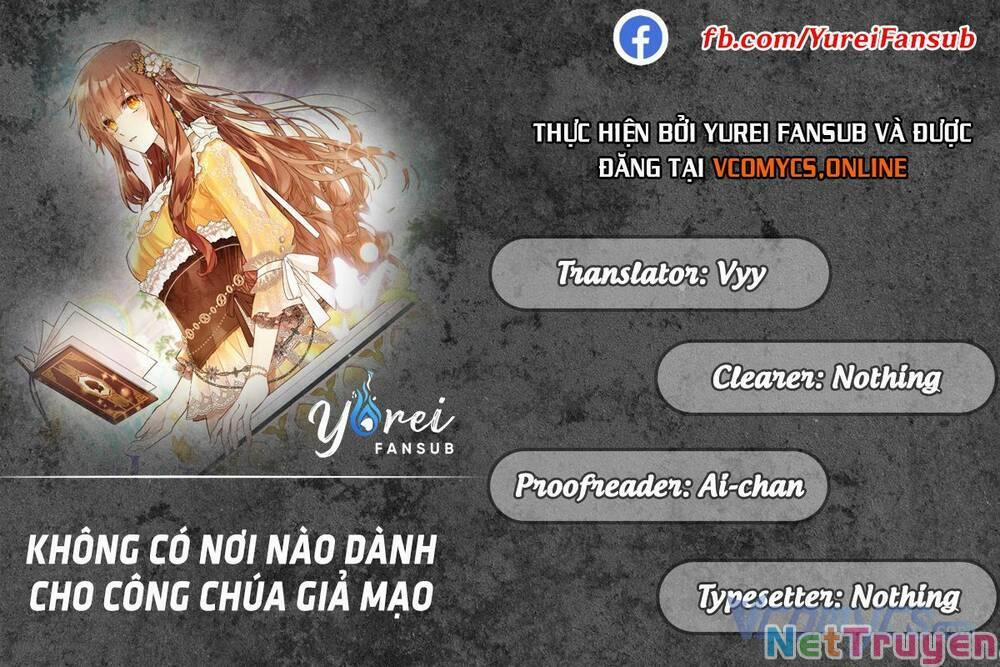 Không Có Nơi Nào Dành Cho Công Chúa Giả Mạo 3 trang 0