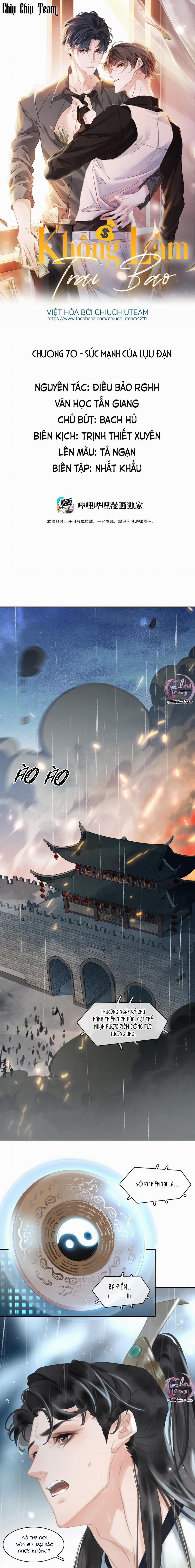 Không Làm Trai Bao! 70 trang 0