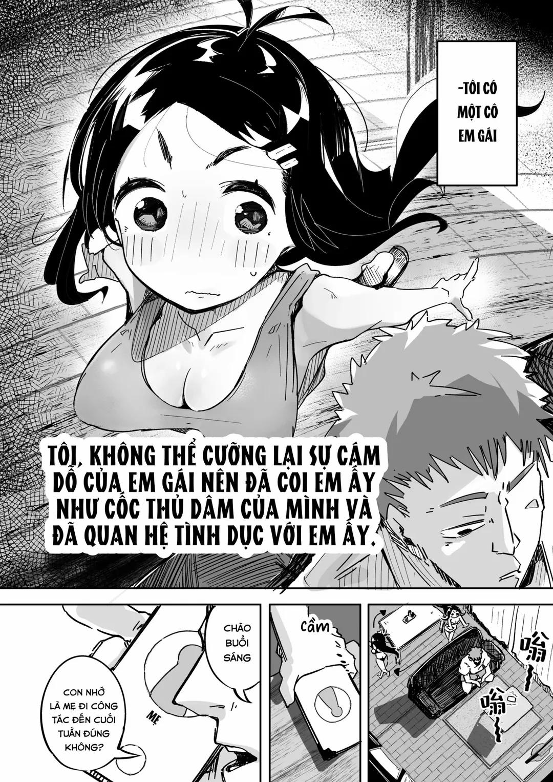 Không thể cưỡng lại sự cám dỗ của em gái Oneshot trang 3