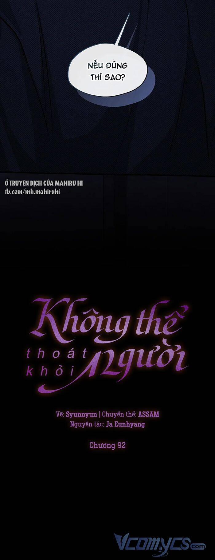 Không Thể Thoát Khỏi Người 92 trang 10