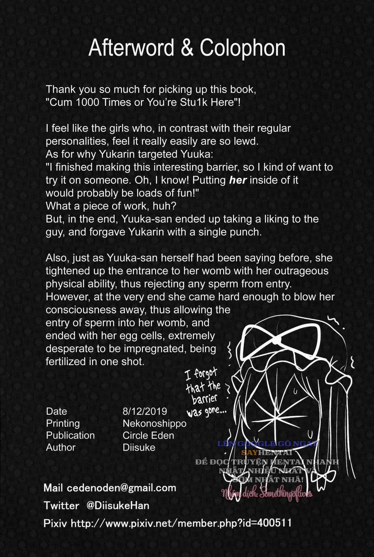 Không Thể Thoát Khỏi Nơi Này Trừ Khi Đạt Cực Khoái 1000 Lần 1 trang 25