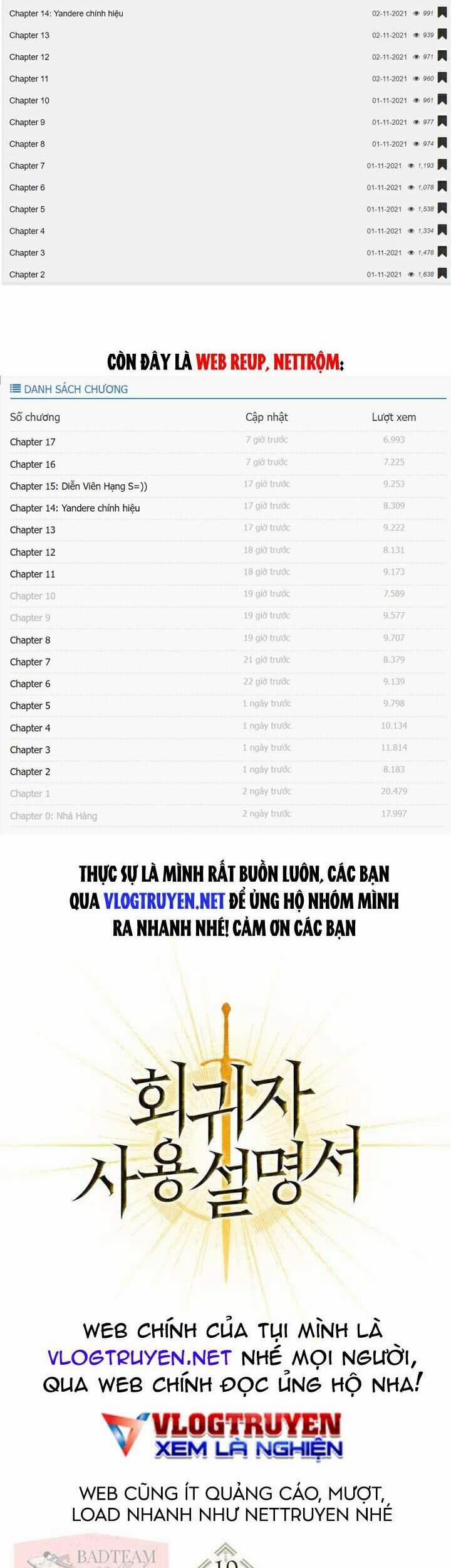 Kí Sự Hồi Quy (Regressor Instruction Manual) 19 trang 1