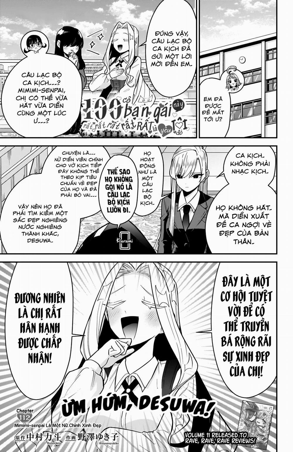 Kimi No Koto Ga Dai Dai Dai Dai Daisuki Na 100-Ri No Kanojo 112 trang 1