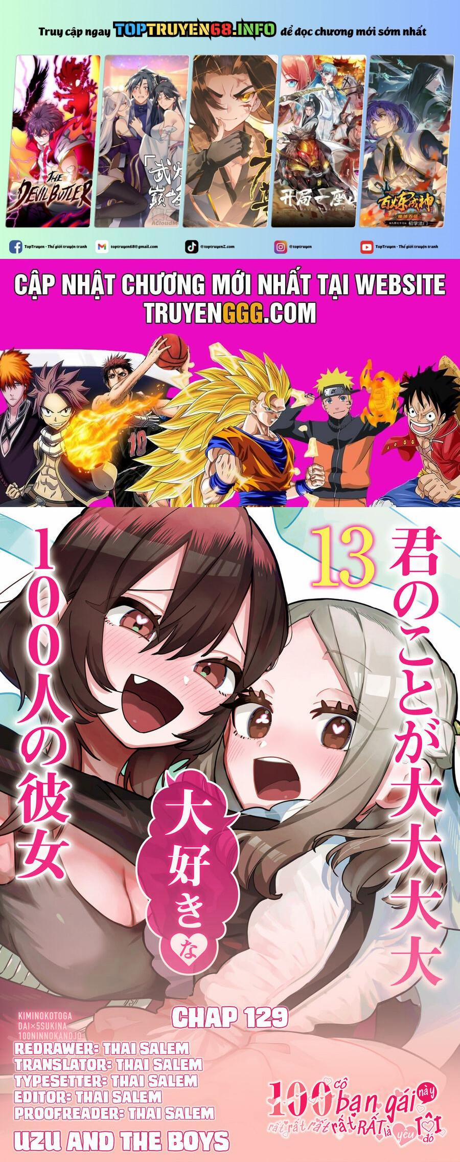 Kimi No Koto Ga Dai Dai Dai Dai Daisuki Na 100-Ri No Kanojo 129 trang 0
