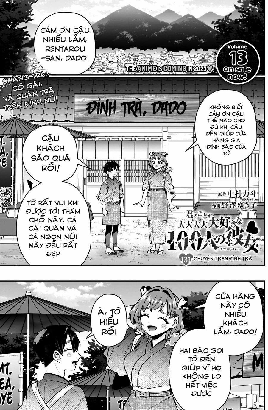 Kimi No Koto Ga Dai Dai Dai Dai Daisuki Na 100-Ri No Kanojo 131 trang 1