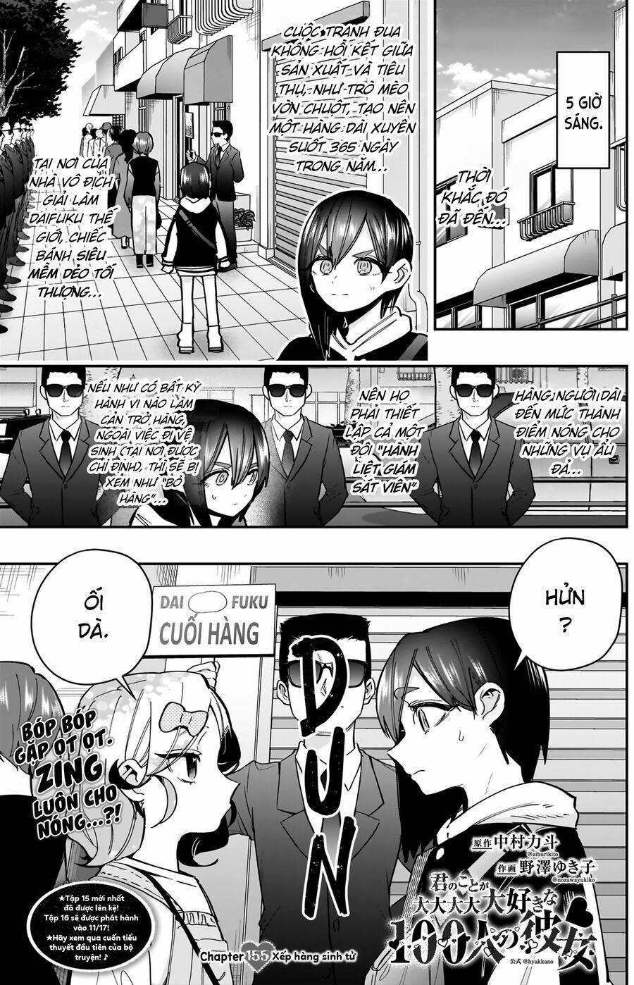 Kimi No Koto Ga Dai Dai Dai Dai Daisuki Na 100-Ri No Kanojo 155 trang 1