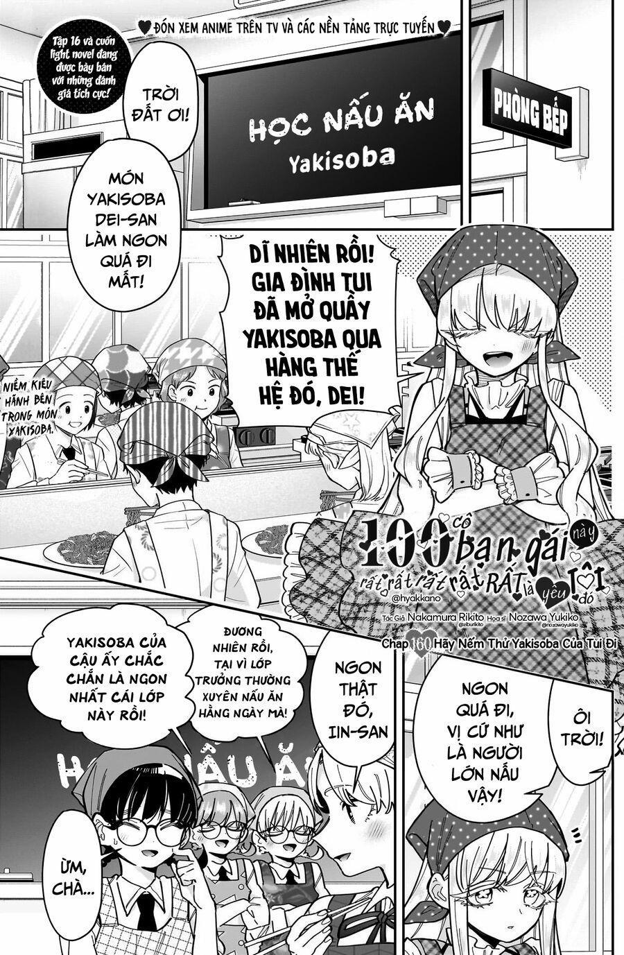 Kimi No Koto Ga Dai Dai Dai Dai Daisuki Na 100-Ri No Kanojo 160 trang 1