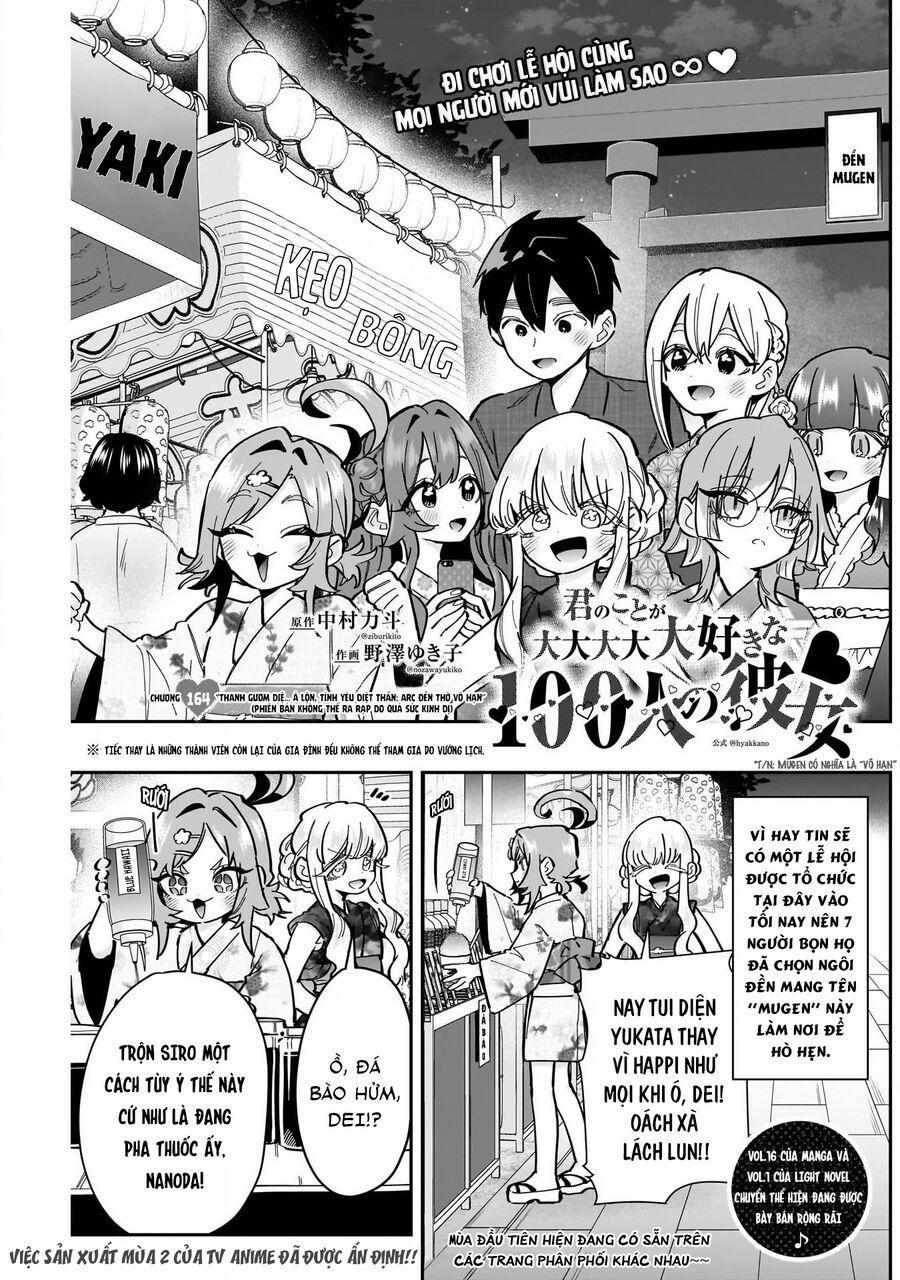 Kimi No Koto Ga Dai Dai Dai Dai Daisuki Na 100-Ri No Kanojo 164 trang 1