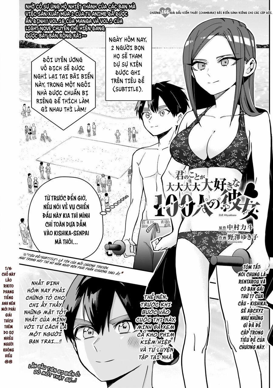 Kimi No Koto Ga Dai Dai Dai Dai Daisuki Na 100-Ri No Kanojo 166 trang 1
