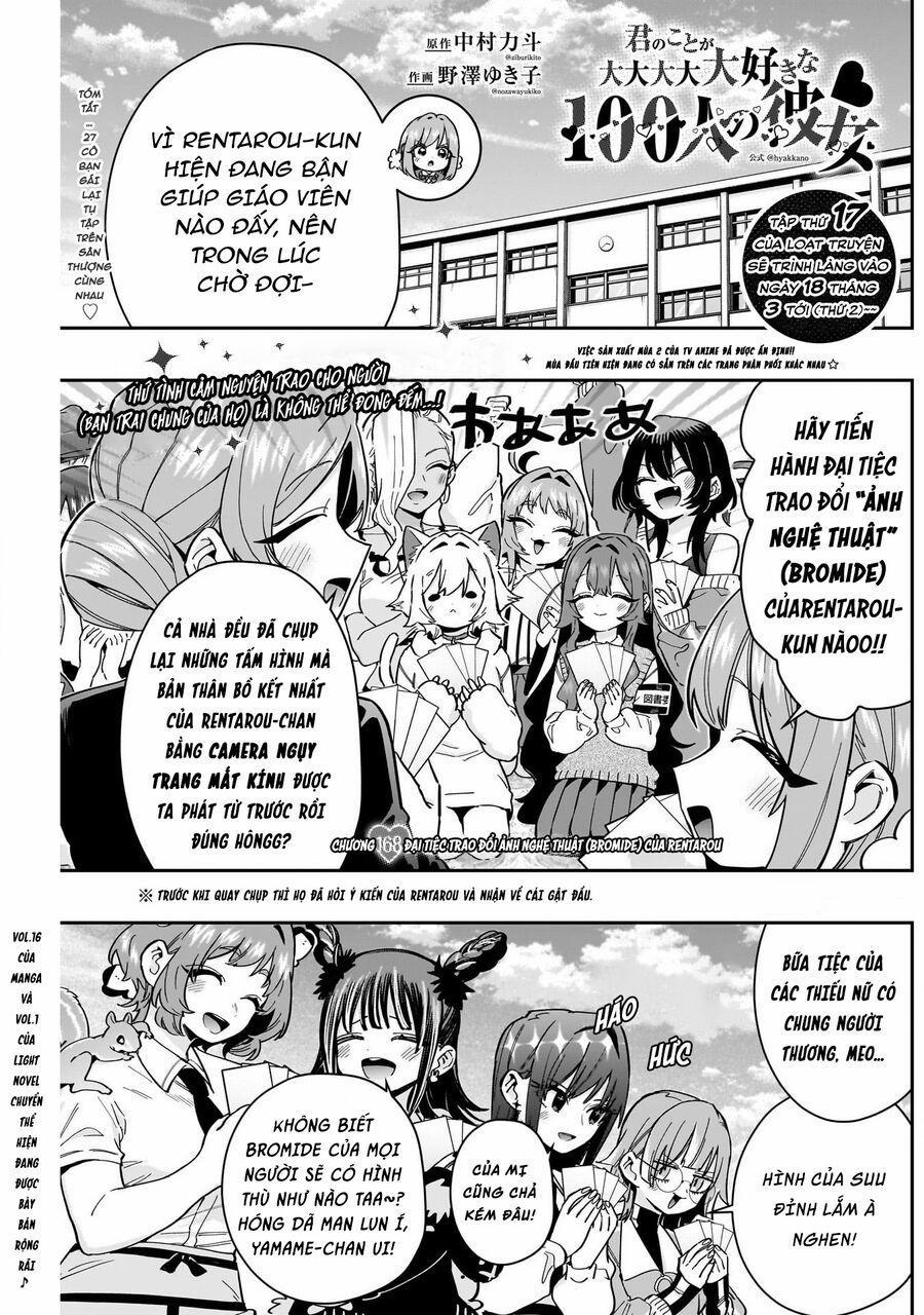 Kimi No Koto Ga Dai Dai Dai Dai Daisuki Na 100-Ri No Kanojo 168 trang 1